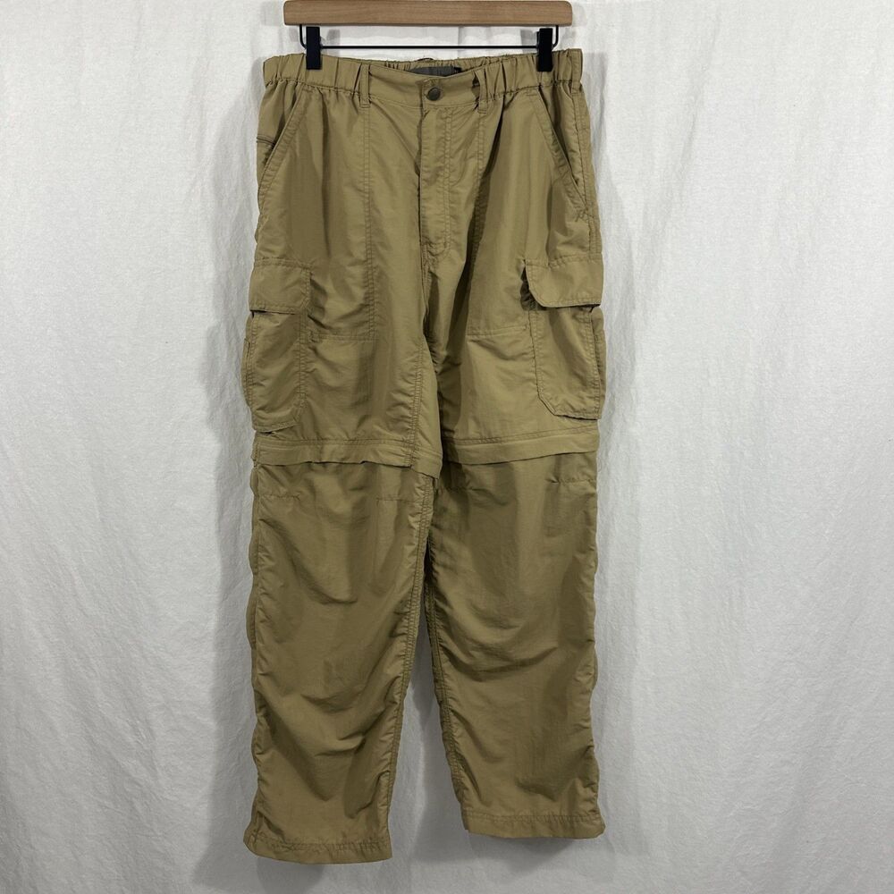 REI Co-op Sahara Tan Convertible Cargo Hiking Pants UPF 50+ Men’s Sz L/30L